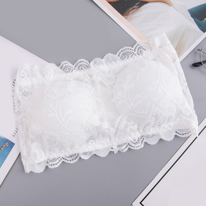 Spring Summer Women Bra Seamless Tube Top Bra Strapless Bandeau Push up Bra Women&#39;s Underwear Basic Stretch Underwear Lingerie